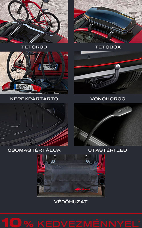 TETŐRUDAK, KERÉKPÁRTARTÓK, TETŐBOXOK, CSOMAGTÉR KIEGÉSZÍTŐKCSOMAGTÉRTÁLCÁK, UTASTÉRI LED VILÁGÍTÁS, VONÓHORGOK